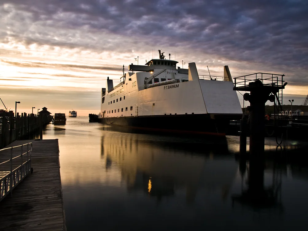 MV PT Barnum, a 300-foot passenger vehicle ferry designed by Gilbert Associates