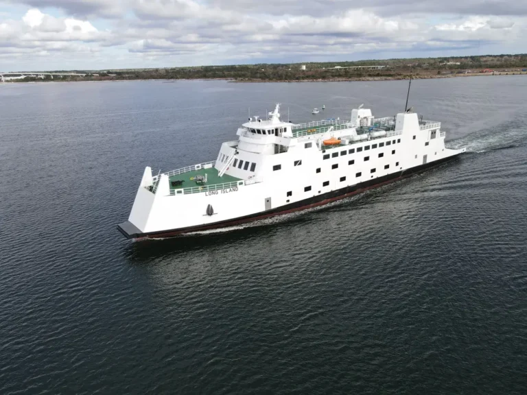 M/V Long Island passenger and vehicle ferry underway on Long Island Sound